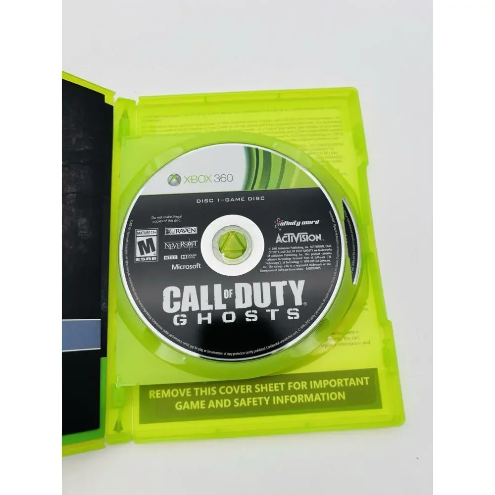 Call of Duty Ghosts Xbox 360 Game 2013 CIB Tested Works VG Condition